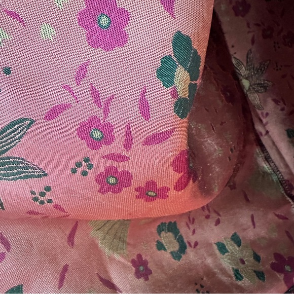 Lulu’s Make A Move Satin Floral Jacqard Dress - Picture 2 of 6